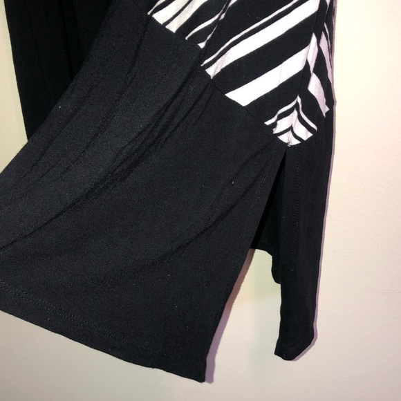 Peter Nygard Slanted Hem Striped Dress Size Large - Picture 2 of 5